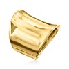 Ross-Simons Italian 14kt Yellow Gold Wide Ring - 3 of 4