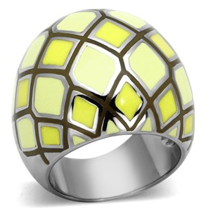 Slickblue Vibrant Multi-Color Epoxy Stainless Steel Ring, Sleek Finish, Perfect for Everyday Wear, size 5-10 - 1 of 4