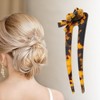 Unique Bargains Women's Bow Chignon Pin 1 Pc - 2 of 4