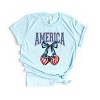 Simply Sage Market America Flag Cherries Coquette Short Sleeve Tee - 2 of 4