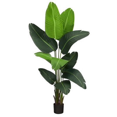 Nearly Natural 5-ft Travelers Palm Artificial Tree