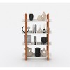 Retro Wooden Bookshelf, 4 Tier Bookcase For Displaying Decor, Open Planting Stand, Freestanding Photo Albums Storage Organizer - 4 of 4