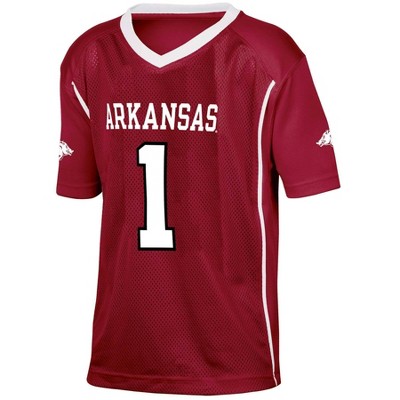NCAA Arkansas Razorbacks Boys' Short Sleeve Jersey
