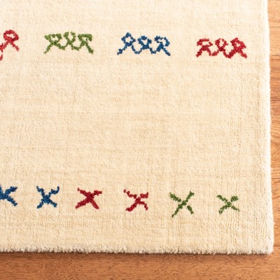 Himalaya Cream Hand-Knotted Wool 8' x 10' Area Rug