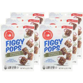 Made In Nature Figgy Pops Cranberry Pistachio Energy Bites - Case of 6/4.2 oz
