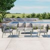 CAVINAS Patio Table and Chairs Set, Comfortable Outdoor Patio Set, Modern All-Weather Porch Furniture Sets for Garden - 2 of 4