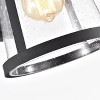 Chloe Lighting Freya Transitional 1 Light Textured Black Outdoor Wall Sconce 12" Height - 4 of 4