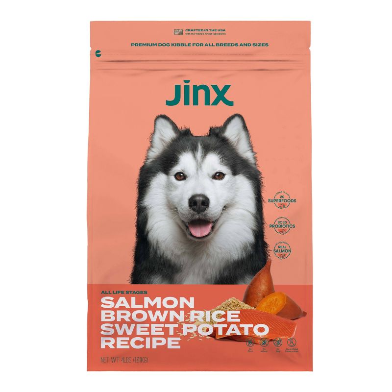 Jinx Dry Dog Food with Salmon, Brown Rice & Sweet Potato, 1 of 6