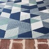 7'10" x 10' Felix Modern Geometric Rectangular Indoor/Outdoor Rug Blue - Balta Rugs: Stain-Resistant, OEKO-TEX Certified - 4 of 4