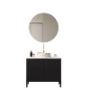NicBex 30" Bathroom Vanity with Top Ceramic Vessel Sink,Chic Striped Bathroom Cabinet with 2 Doors,No Faucet/Mirror Included - 4 of 4