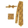 Gioberti Men's Formal 4pc Metallic Paisley Vest Necktie Bowtie and Pocket Square - 3 of 4