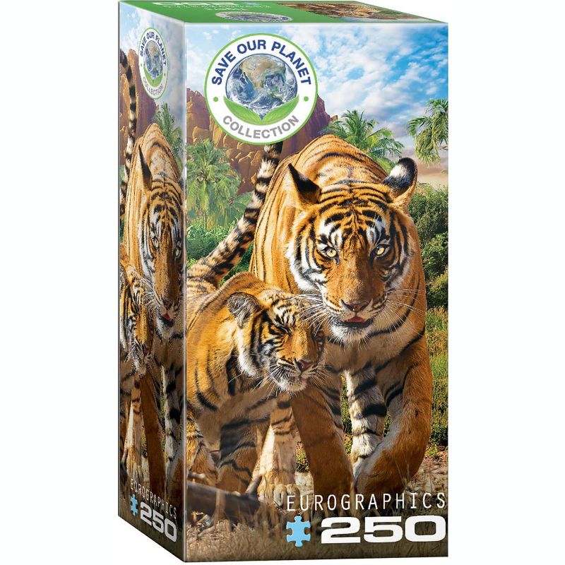 Eurographics Inc. Tigers 250 Piece Jigsaw Puzzle, 1 of 4