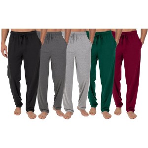Blue Ice Men's Modern Fit Classic Lounge Pants-5 Pack - 1 of 4