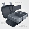 LunaLulinlk Leak Proof Lunch Box - Charcoal Grey - 3 of 4