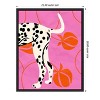 Amanti Art Tail a Dog Texture by Kintsugi99  Framed Canvas Wall Art - 3 of 4