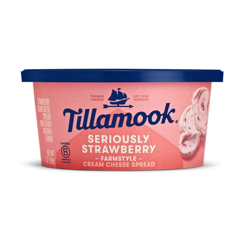 Tillamook Strawberry Cream Cheese Spread - 7oz, 1 of 7