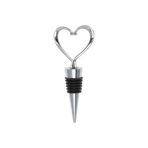 Unique Bargains Bottle Stoppers Hollow Heart Zinc Alloy Silicone 4.17"x1.73"x0.79" 1 Pc - 1 of 3