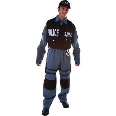 Dress Up America Deluxe Police Officer Dress Up Costume Set - X-Large 14-16