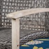 GDFStudio Savannah Outdoor Acacia Wood and Wicker Club Chairs (Set of 2) - 4 of 4
