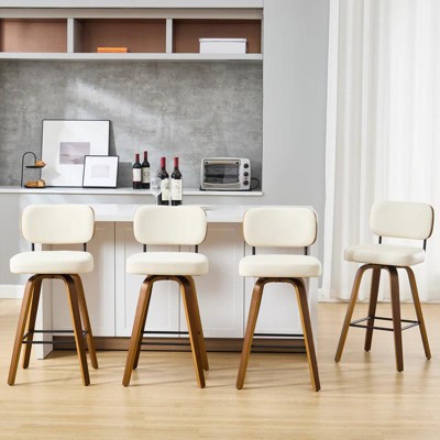 Bekrvio 26'' Swivel Counter Height Bar Stools