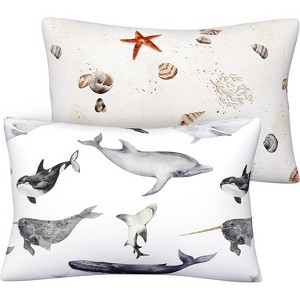 LISM Cotton Premium Toddler Pillowcase 2-Pack - 1 of 4