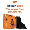 KT Tape, PRO Synthetic Elastic Kinesiology Athletic Tape, 150 Count, 10” Precut Strips, Rage Red - 3 of 4