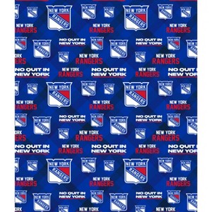NHL New York Rangers 60"x70" Uplift Chenille Throw Blanket - 1 of 4