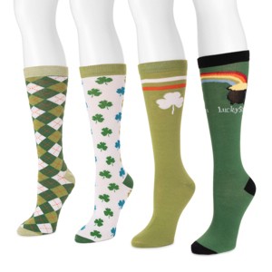 MUK LUKS Women's 4 Pack Knee High Sock - 1 of 3