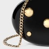 Organic Minaudiere Clutch - A New Day™ Black/Gold - 4 of 4