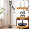 TiramisuBest Modern Floor Lamps in Various Colors and Styles with Shades 110~120v Metal/Wood Frame for Living Rooms and Bedrooms - 3 of 4