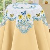 Collections Etc Butterfly Daisies Embroidered Cut-Out Table Linens - 2 of 2