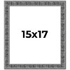 PosterPalooza | Distressed Black Picture Frame - UV Acrylic, Foam Board Backing, Hanging Hardware - 2 of 4