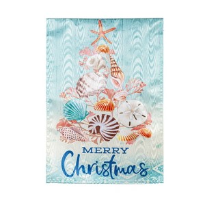 Seashell Tree Moire Garden Flag - 1 of 1