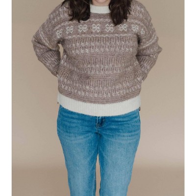 Women's Too Sweet Fair Isle Sweater - entro