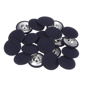 Unique Bargains Metal Shank Round Cloth Covered DIY Sewing Buttons 20 Pcs - 1 of 4