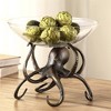 SPI Home Octopus Bowl – 12" Coastal Metal Centerpiece with Tentacle Detailing for Decorative or Serving Use - 2 of 3