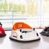 Qaba 12V Electric Ride on Bumper Car for Kids 1.5-5 Years Old, Baby Bumper Car with Remote Control, Orange - 2 of 4