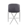 Meridian Furniture,Xavier Grey Velvet Counter Stool - 2 of 4