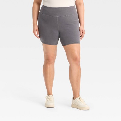 Women's High-Rise Interlock Bike Shorts - Wild Fable™