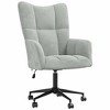 CLIHOME Plush Padding Office Chair with Chrome Base,Adjustable Height Swivel Ergonomic Computer Chair for Living Room, Study Room - 3 of 4