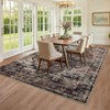Washable Vintage Rug Non Slip Low Pile Rug Soft Throw Floor Cover Foldable Indoor Carpet for Living Room Bedroom Playroom Nursery - 3 of 4