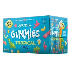 SweetWater Gummies Fruit Punch IIPA - 6pk/12 fl oz Cans - 1 of 4