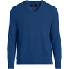 Lands' End Men's Fine Gauge Cashmere V-neck Sweater - 3 of 4