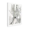 24" x 32" June Erica Vess 'European City Sketch I' Unframed Wall Canvas - Trademark Fine Art - 2 of 4