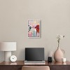 Art Remedy Burgundy over Lavender Retro Abstract Wall Art Framed - 2 of 4