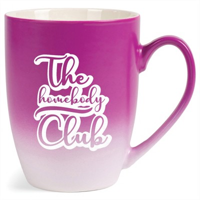Elanze Designs 12 Ounce Ceramic Decorative Laser Engraved Giftable Novelty Tea Coffee Cup Mug Pink and White The Homebody Club