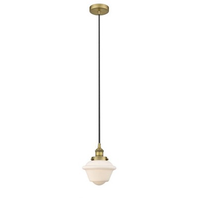 Oxford - 1 Light Mini Pendant In Traditional Style-9.5 Inches Tall and 7.5 Inches Wide