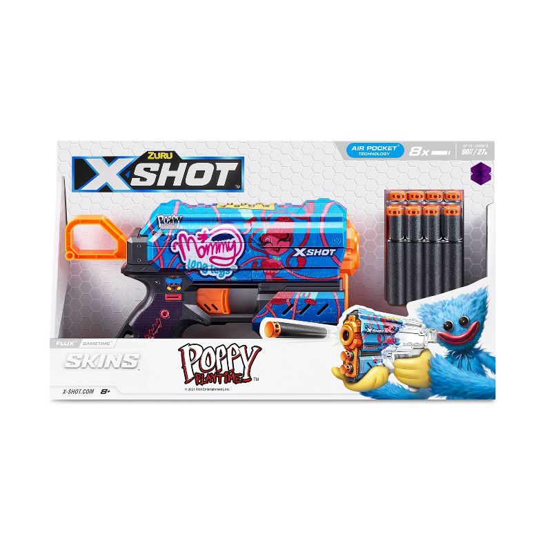 Zuru X-Shot SKINS Flux Poppy Playtime Gametime Dart Blaster, 2 of 4