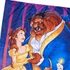 Disney Blanket Beauty and The Beast Belle Mrs Potts Chip Lumiere Poster Micro Rachel Fleece Throw 48" X 60" Multicolored - 3 of 4