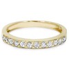 Pompeii3 1/2ct Diamond Wedding Ring 14K Yellow Gold Womens Stackable Band Jewelry Round - 4 of 4